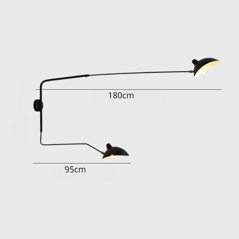 Mouille Ceiling Lamp Nordic Spider Light Led Iron Black Ceiling Light for Home Decor Industrial Decorative Living Room Led Light