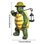 Tortoise Sculpture Art Turtle Statue Craft Ornaments Garden Animal Resin Figurine Decoration Outdoor Yard Home Spring Decoration