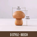 Mushroom Table Lamp Rechargeable Touch Portable Bedroom Bedside Night Light Cute Small Dimmable Desk Lamp for Home Decoration