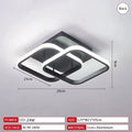 Modern LED Ceiling Light Creative Dimmable Ceiling Lamp Indoor Lighting Bedroom Corridor Balcony Aisle Office Home Decor Light
