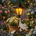 Hustelo GlowDuck Garden Statue